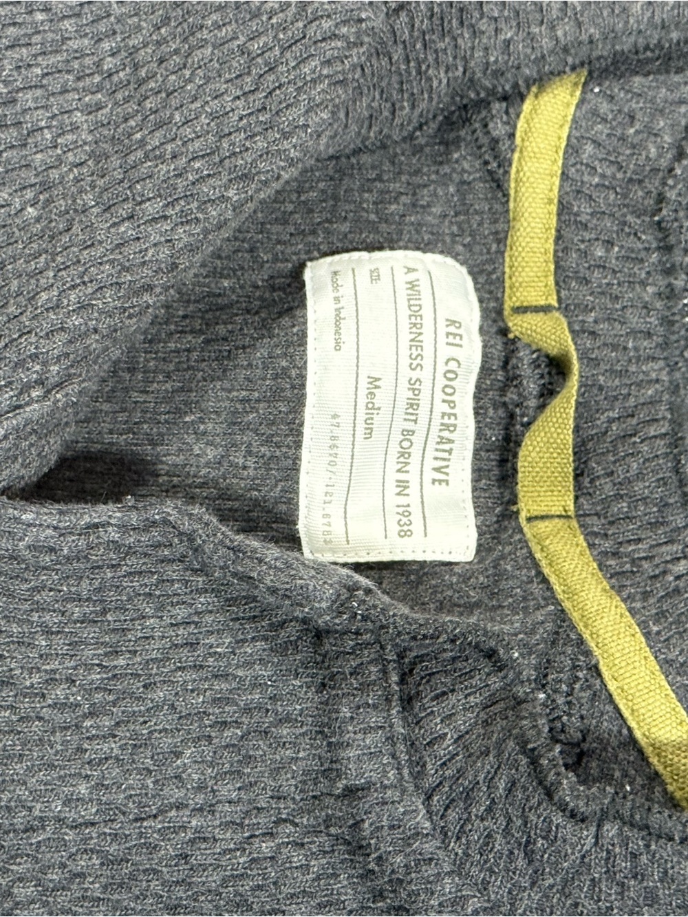 Cooperative Black Long-Sleeve Henley Waffle Knit - Picture 3 of 3